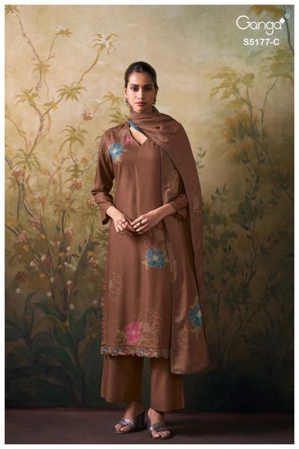 Ganga erem 5177 dress materials wholesale online